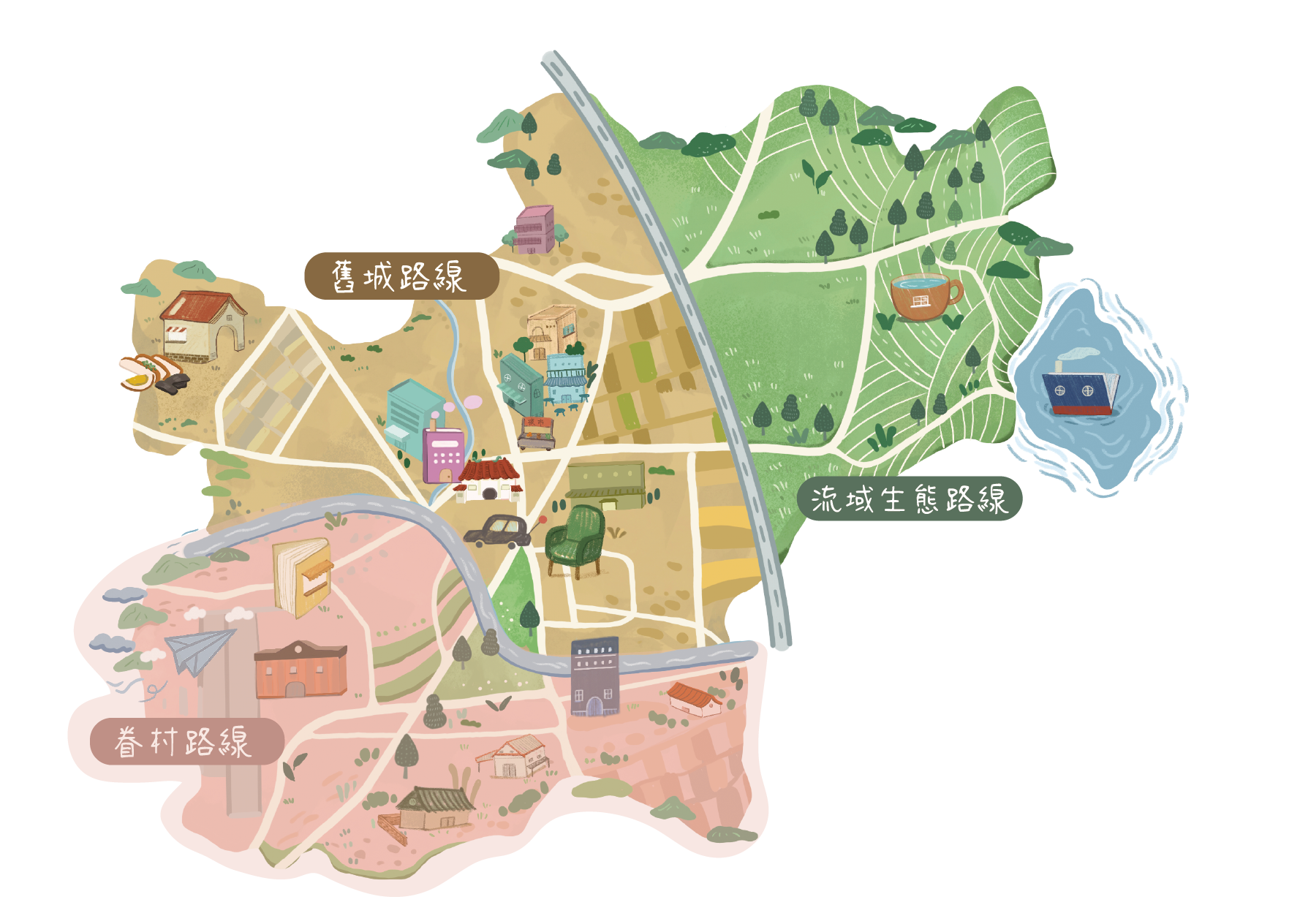 岡山文化地圖